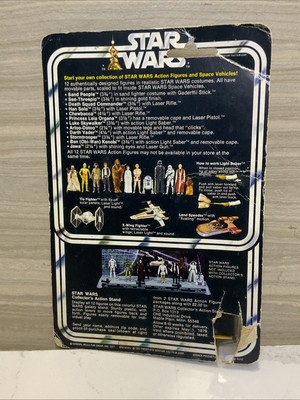 1977 Original Vintage Kenner Star Wars Darth Vader 12 back figure