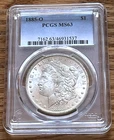 1885-O Morgan Silver Dollar PCGS MS63