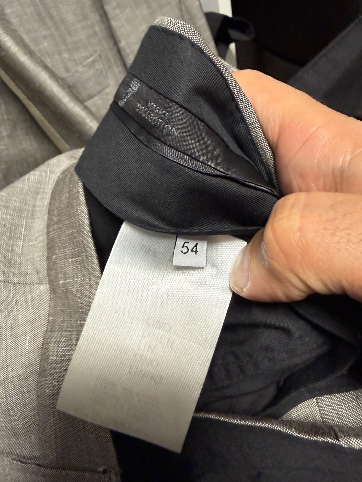 Versace Collection Gray Wool Linen Suit 2-Piece 5… - image 5