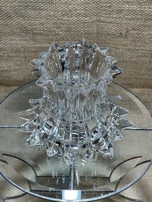 Sun Burst Candle Holder Made in Germany Partylite Vintage 24% Lead Crystal