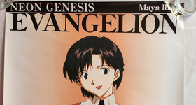 1990s SEGA Neon Genesis Evangelion B2 Poster Maya - anime manga shonen vintage
