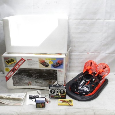 Typhoon II 2 Hovercraft Tyco RC 9.6V Turbo W Remote Control Original Box + Video