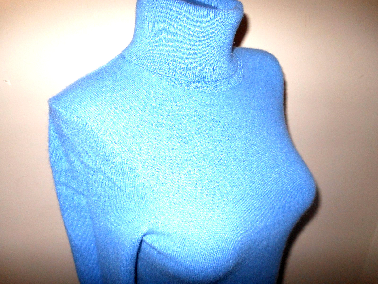 PENDLETON WOMENS TURTLE NECK CASHMERE SWEATER BLU… - image 11