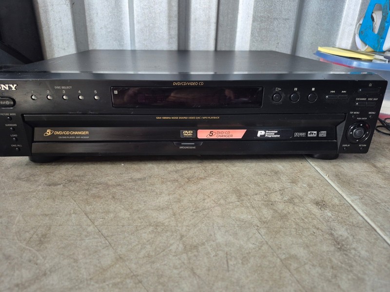 SONY DVP-NC655P CD DVD Mp3 5DISC Changer Tested Working