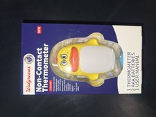 Walgreens Digital Forehead Thermometer 9 Memories White Non-Contact 1-Second