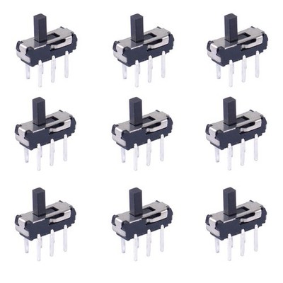10X Schiebeschalter MSS-22D18 1P2T 6 Pin Vertical Mini DIP Slide Toggle für PCB