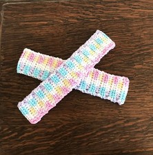 Hand Crochet 100 Cotton Headband Fleur de Lavender
