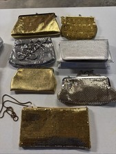 Vintage Beaded Clutch Handbag Evening Purse Lot Kiss-lock Various Makers