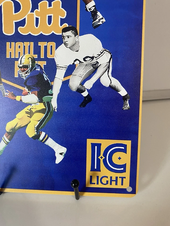 Pitt Panthers - IC Light Beer Sign - University Pittsburgh - Dan Marino Steelers - Image 4 of 4