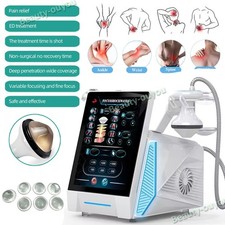 ESWT Shock-Wave Physio Unit Tissue Pain Relief Focused Therapy Back Heel Tendon