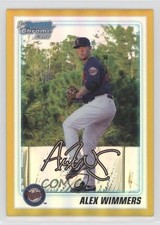 2010 Bowman Draft Chrome Picks Gold Refractor 18/50 Alex Wimmers #BDPP88 1h1