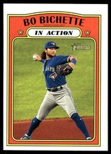 Bo Bichette 2021 Topps Heritage #294 Toronto Blue Jays FREE SHIP AutographDen