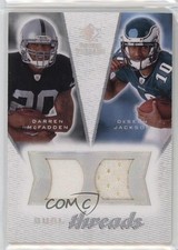 2008 SP Rookie Threads Dual /160 Darren McFadden DeSean Jackson #DT-MJ k4s