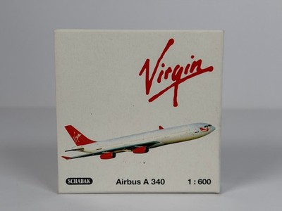 Schabak Vintage Virgin Atlantic Airbus A340-300 1:600 Scale