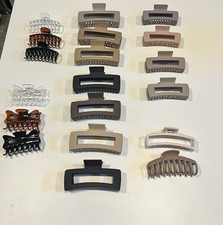 Assortment of 19 Claw Hair Clips