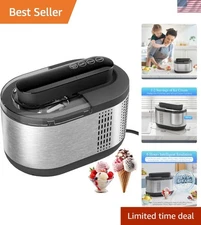Versatile Gelato Maker with Self-Cooling Technology - Ideal for Small Batches