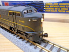 Clean Life-Like N Scale 7226 PRR C-Liner Diesel Loco #9448A Runs DC OB — photo 2