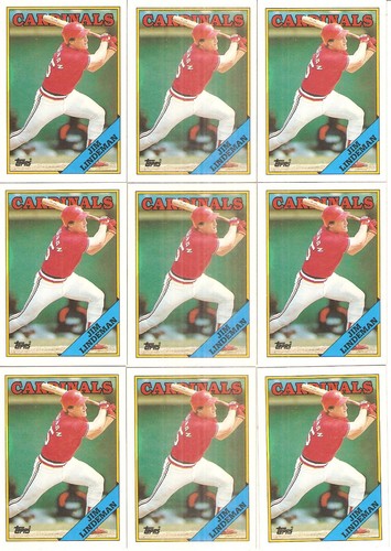 62 KARTEN JIM LINDEMAN BASEBALL KARTEN LOT - Bild 4 von 7
