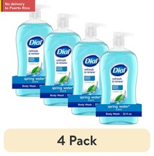  4pack Spring Water Body Wash, Refresh  Renew,Gentle on All Skin Types,32fl oz