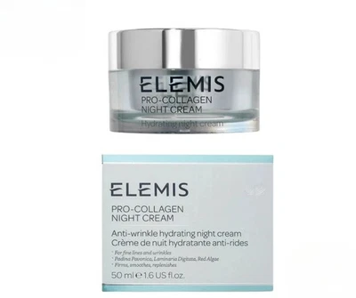 BRANDED Elemis Pro-Collagen Night Cream 50ml Anti-Ageing Firming Moisturizing