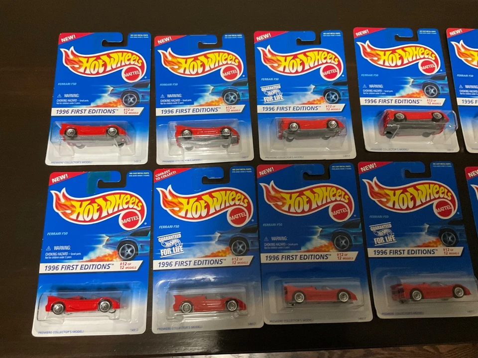 hot wheels 1996 first editions lot of 10 Ferrari F50 ESTATE FIND LOOK - Image 4 of 4