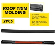 2x Sealed Roof Rubber Molding Trim Cover Weatherstrip For 2009-2016 Toyota Venza 2x Sealed Roof Rubber Molding Trim Cover Weatherstrip For 2009-2016 Toyota Venza