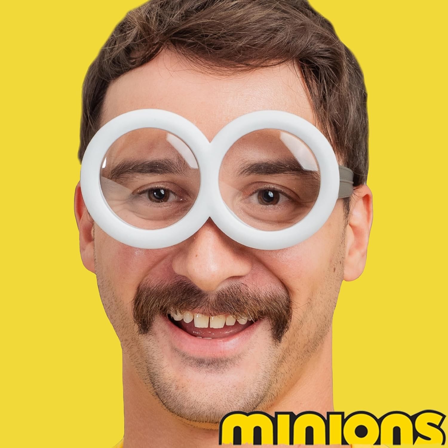 Sun-Staches Official Minions Goggles Costume Glasses One Size Fits Most