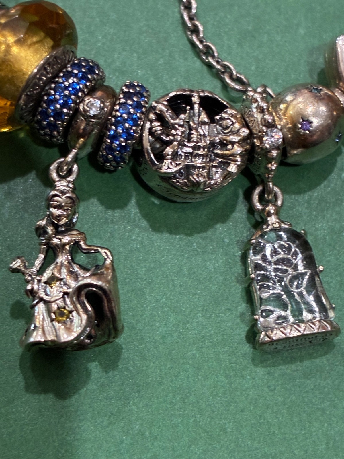 pandora  bracelet and other sterling silver Disne… - image 9