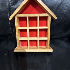 Vintage Thimble trinket curio Display Case