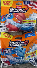 ZURU Bunch O Balloons Reusable Animal Water Balloons 3pc 2 Packs in Lot