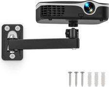 Adjustable Projector Stand with 360-Degree Rotation and Easy Setup for Home/Offi