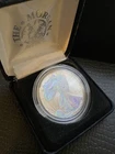 2001 American Eagle Lady Liberty Double Sided Hologram 1 Oz .999 Silver Coin