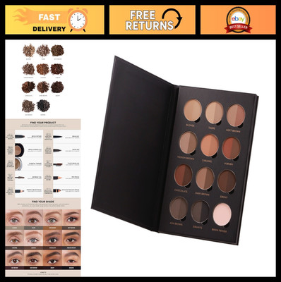 Brow Pro Palette for Perfect Eyebrows - 6 Shades, Easy Application, Long-Lasting