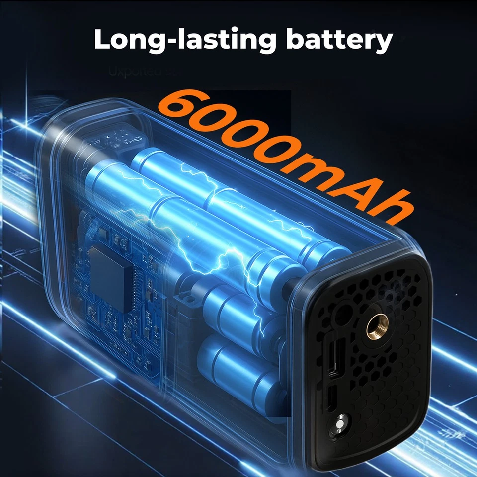 Manan Car Tyre Inflator Cordless Digital Rechargeable Tire Air Compressor Pump - Image 2 of 4