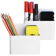 Magnetic Dry Erase Marker Holder,Pen and Eraser Holder for Whiteboard Magnet ...