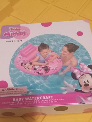 (NEW) Disney Junior Minnie Mouse Baby Watercraft Float, Ages 6-18M...