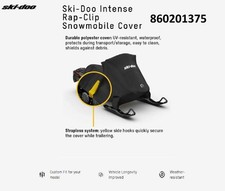 Ski-Doo OEM Select Rev XM  Intense Rap-Clip Snowmobile Cover 860201375