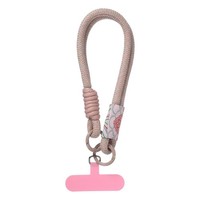 Handy-Lanyard, Anti-Diebstahl Handgelenkband Mit Polstern, Dunkelrosa