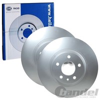 2X Hella Bremsscheiben 284Mm Vorne Passend FüR Alfa Romeo 147 156 164 GT