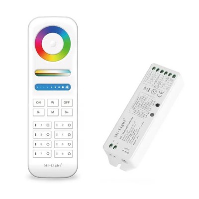 Mi-Light LED RGB+CCT 8 Zonen Fernbedienung Touch Panel 2.4G Stripe Controller