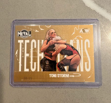2022 Skybox Metal Universe AEW TONI STORM Technicians Gold TN-25 8/25 Upper Deck