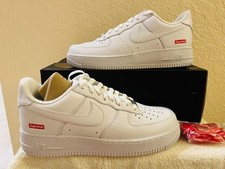 Brand New Nike Air Force 1 Low Supreme White CU9225-100  Size 9