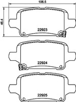 Hella Pagid Bremsbelagsatz Scheibenbremse 8DB 355 037-721 FüR Opel Insignia Z18