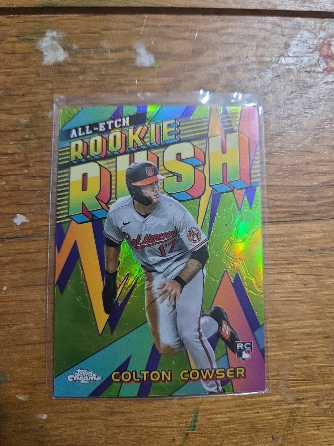 2024 Topps Chrome Colton Cowser All-Etch Rookie Rush Insert #CERR-4