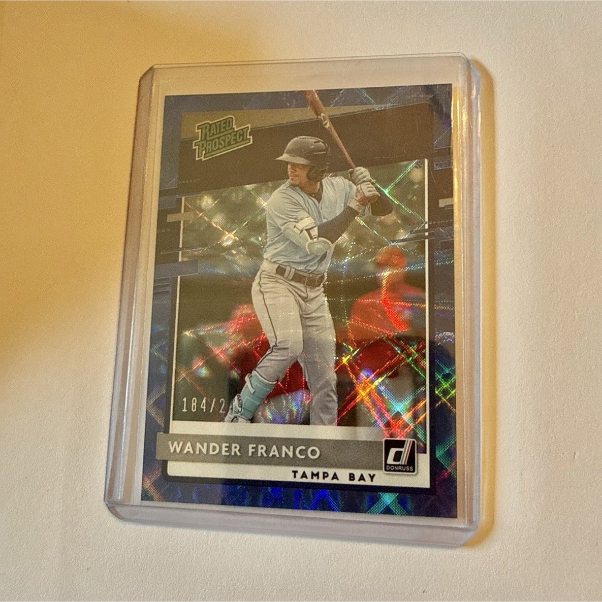 Wander Franco RC Rated Prospect 2020 Panini Donruss #RP-1 Blue /249 Rays MLB