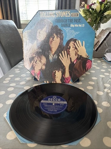 THE ROLLING STONES Through The Past Darkly LP Decca 1969 Stereo UK 1st Press!