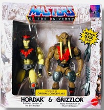 Masters of the Universe Origins Sketchbook Hordak Grizzlor Figure Toy New W Tag