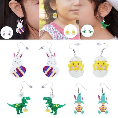 Zarte Oster Ohrringe, Tier Ohrhänger, Ostermotiv Schmuck für Teens