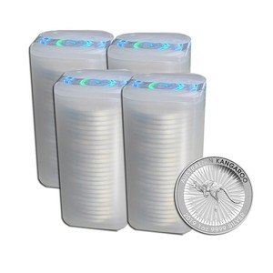 100 er Paket 1 oz Silber Känguru 2019 - 1 A$ - Australien - Stempelglanz