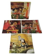 Vintage 1974 Kli - Kla - Klawitter 3 Complete Puzzles 25 Pieces Each Germany TV